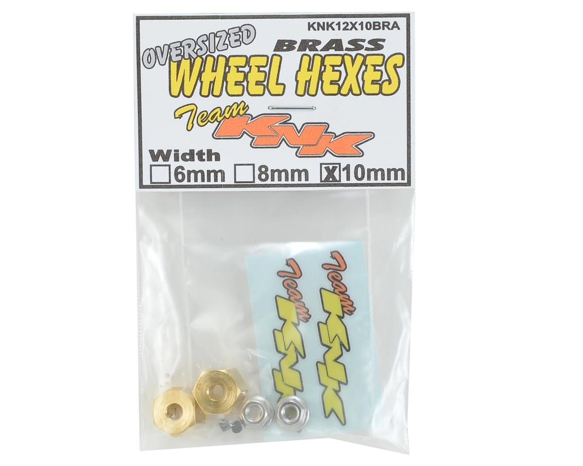 Team KNK 12mm Brass Hex (2) (10mm)