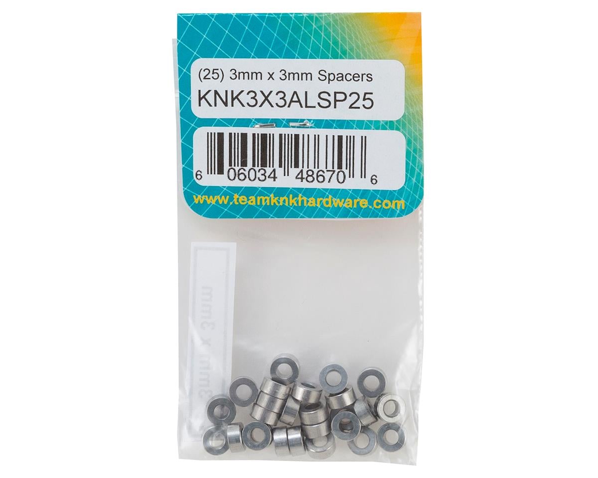 Team KNK 3x3mm Aluminum Spacers (25)