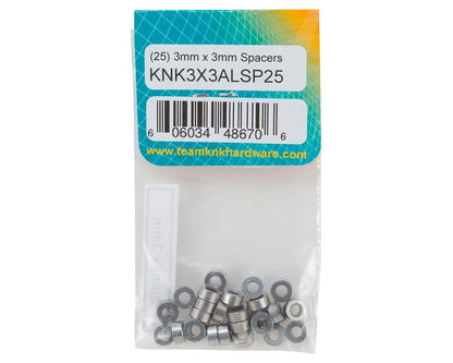 Team KNK 3x3mm Aluminum Spacers (25)