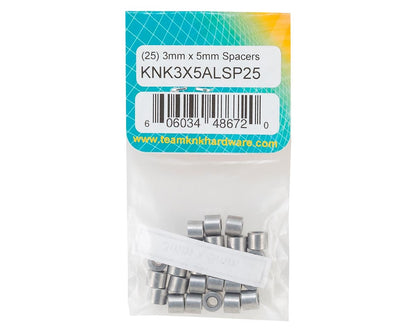 Team KNK 3x5mm Aluminum Spacers (25)