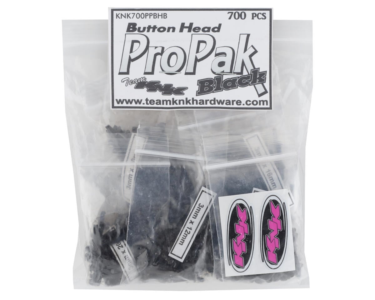 Team KNK Button Head Pro Pak Stainless Screw Kit (700)