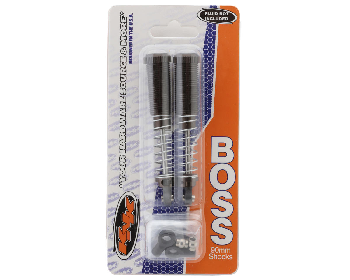 Team KNK 90mm Boss Shocks (Gun Metal) (2)