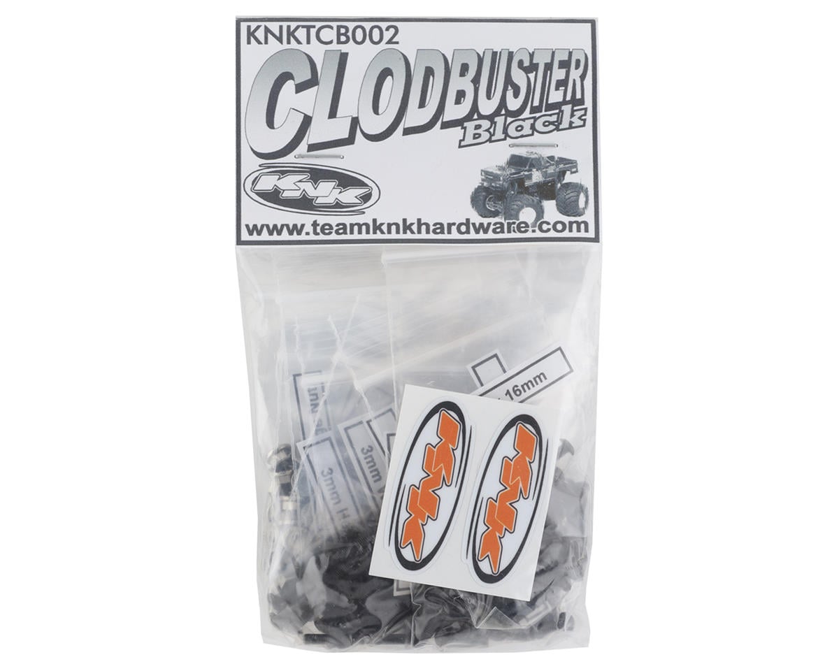 Team KNK Tamiya Clod Buster Black Black Oxide Hardware Kit