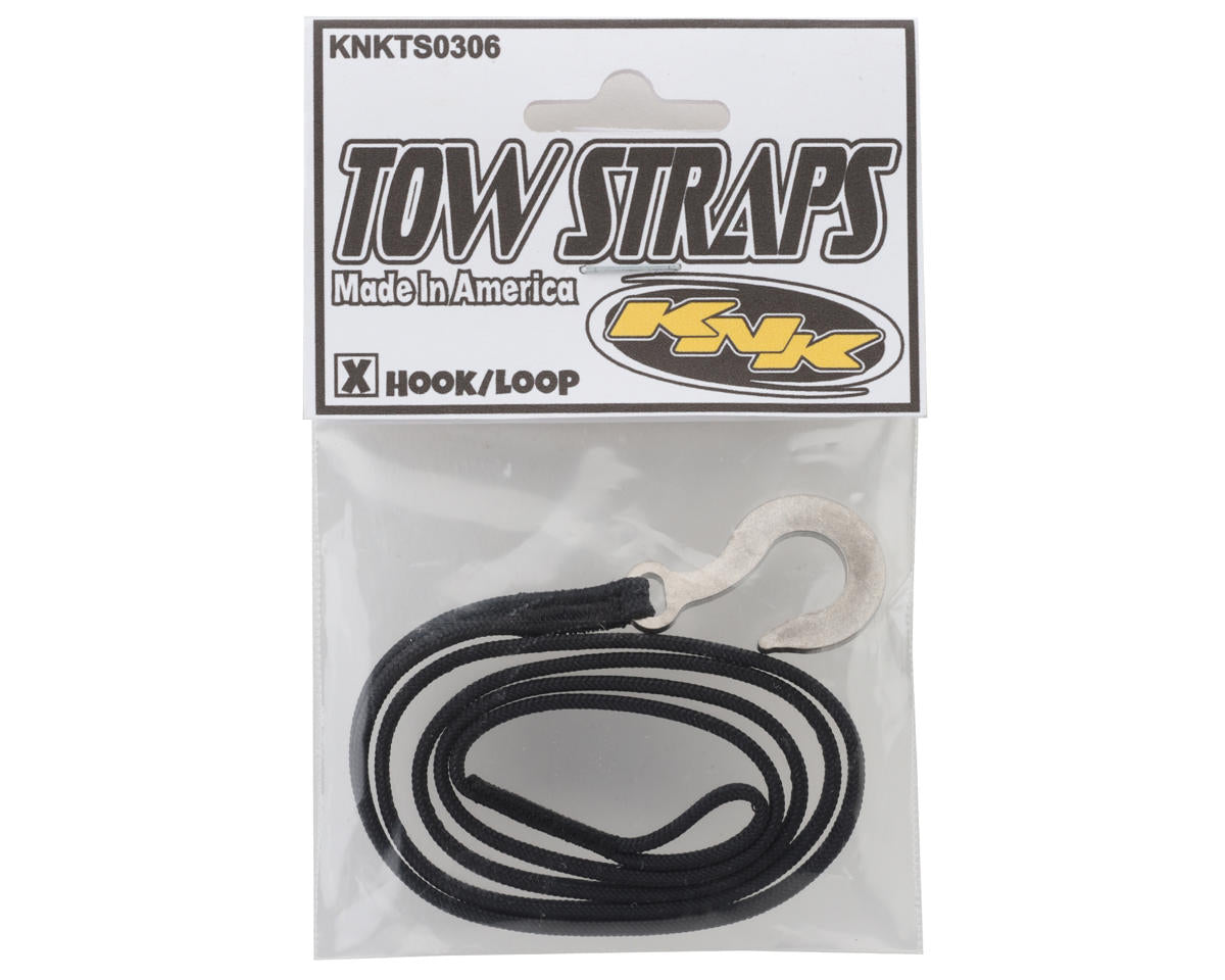 Team KNK Tow Strap and Hook (Black)