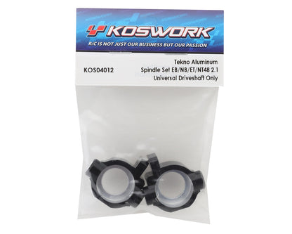 Koswork Tekno Aluminum Spindle (2) (EB48/NB48) (Universal Driveshaft)