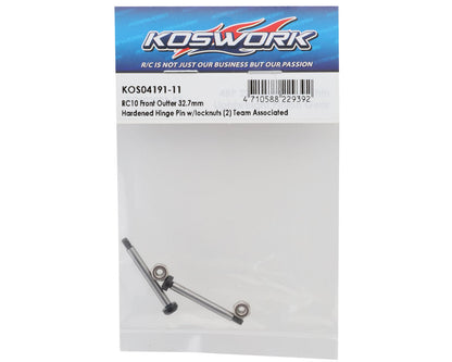 Koswork Team Associated RC10 Hardened Front Outer Hinge Pin (2) (32.7mm)
