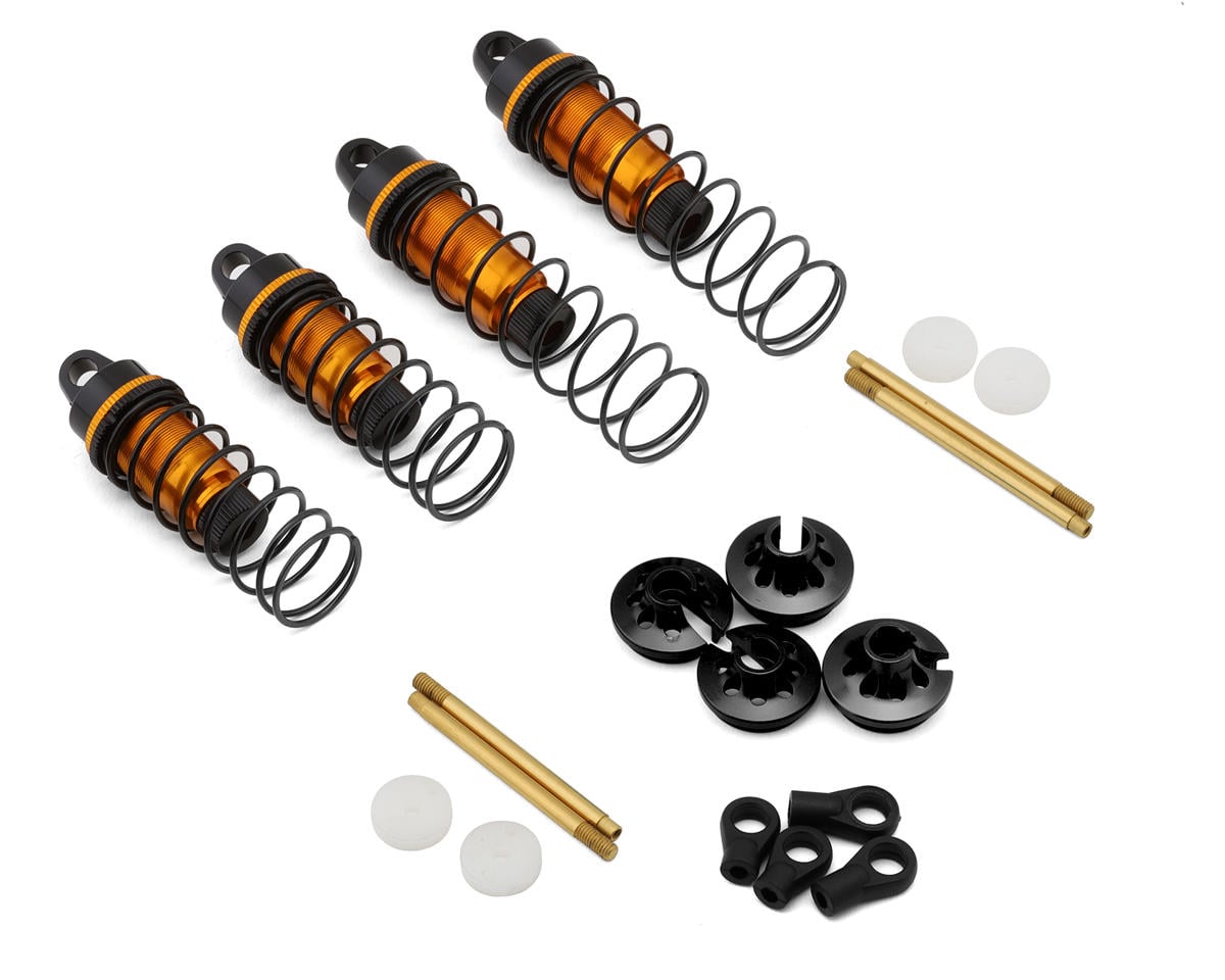 Koswork Team Associated RC10 Aluminum 12mm Big Bore Shocks Set (Bronze/Black)