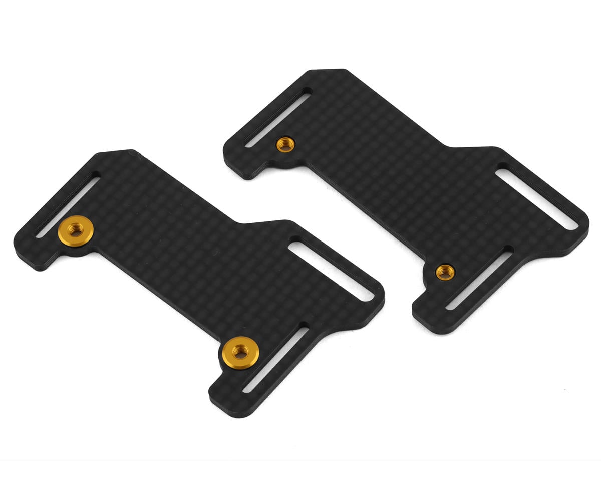 Koswork Kyosho Optima Mid 2022 Carbon Shorty Lipo Battery Mount Set