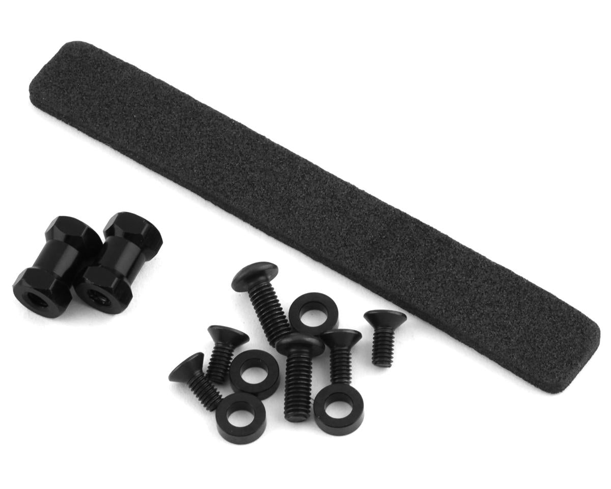 Koswork Kyosho Optima Mid 2022 Carbon Shorty Lipo Battery Mount Set