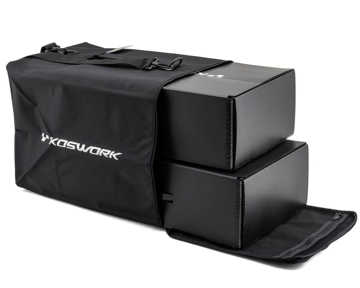 Koswork 1/10 Smart Dual Car Carrying Bag (w/2 Carrying Cases)