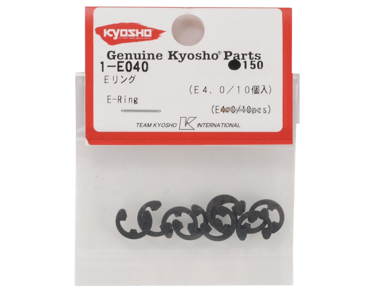 Kyosho 4.0mm E-Ring Set (10)
