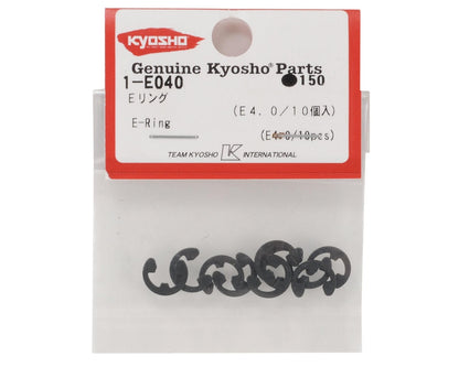 Kyosho 4.0mm E-Ring Set (10)