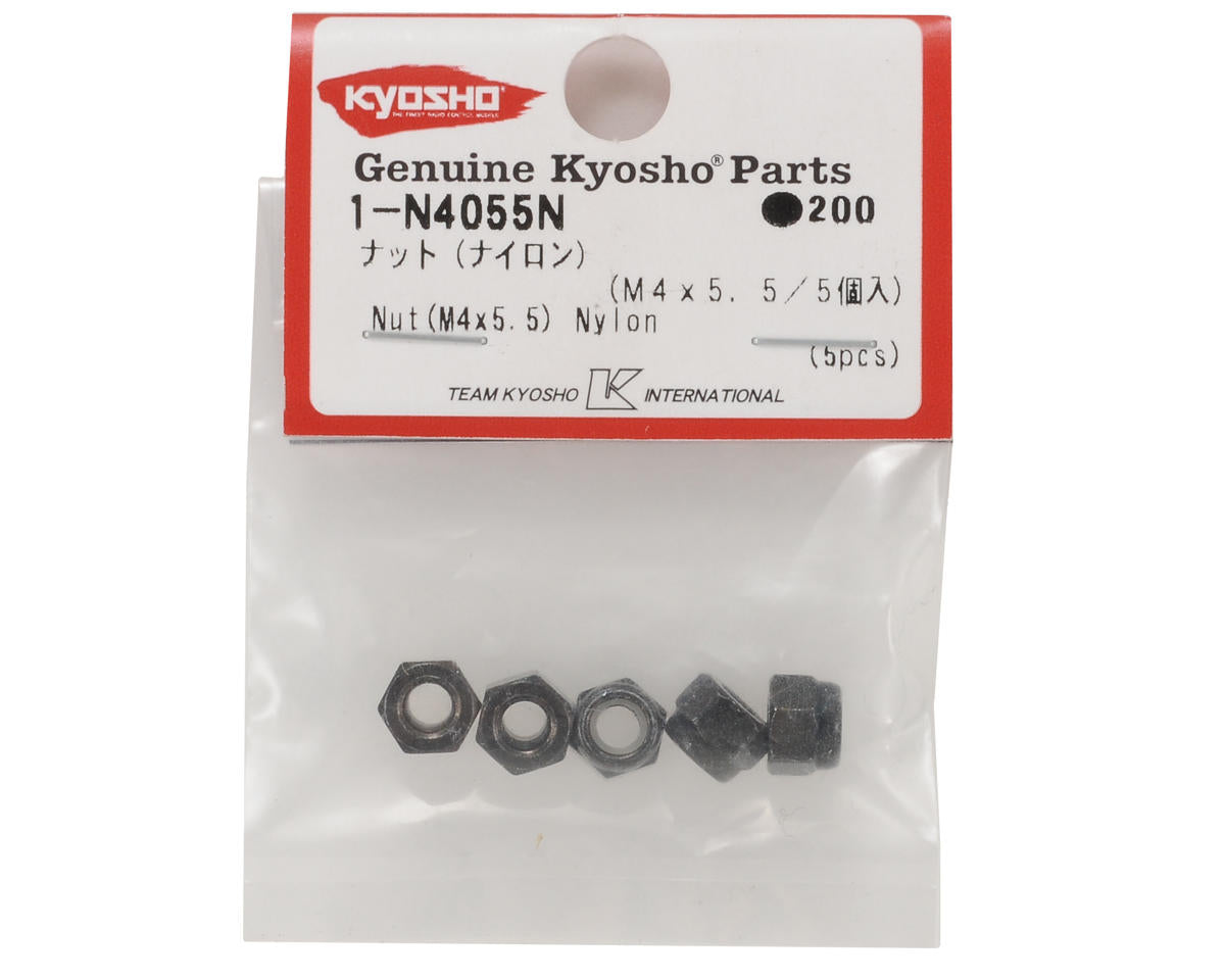 Kyosho 4x5.5mm Steel Locknut (5)
