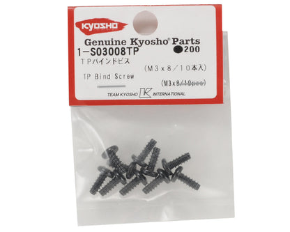 Kyosho 3x8mm Self Tapping Binder Head Screw (10)