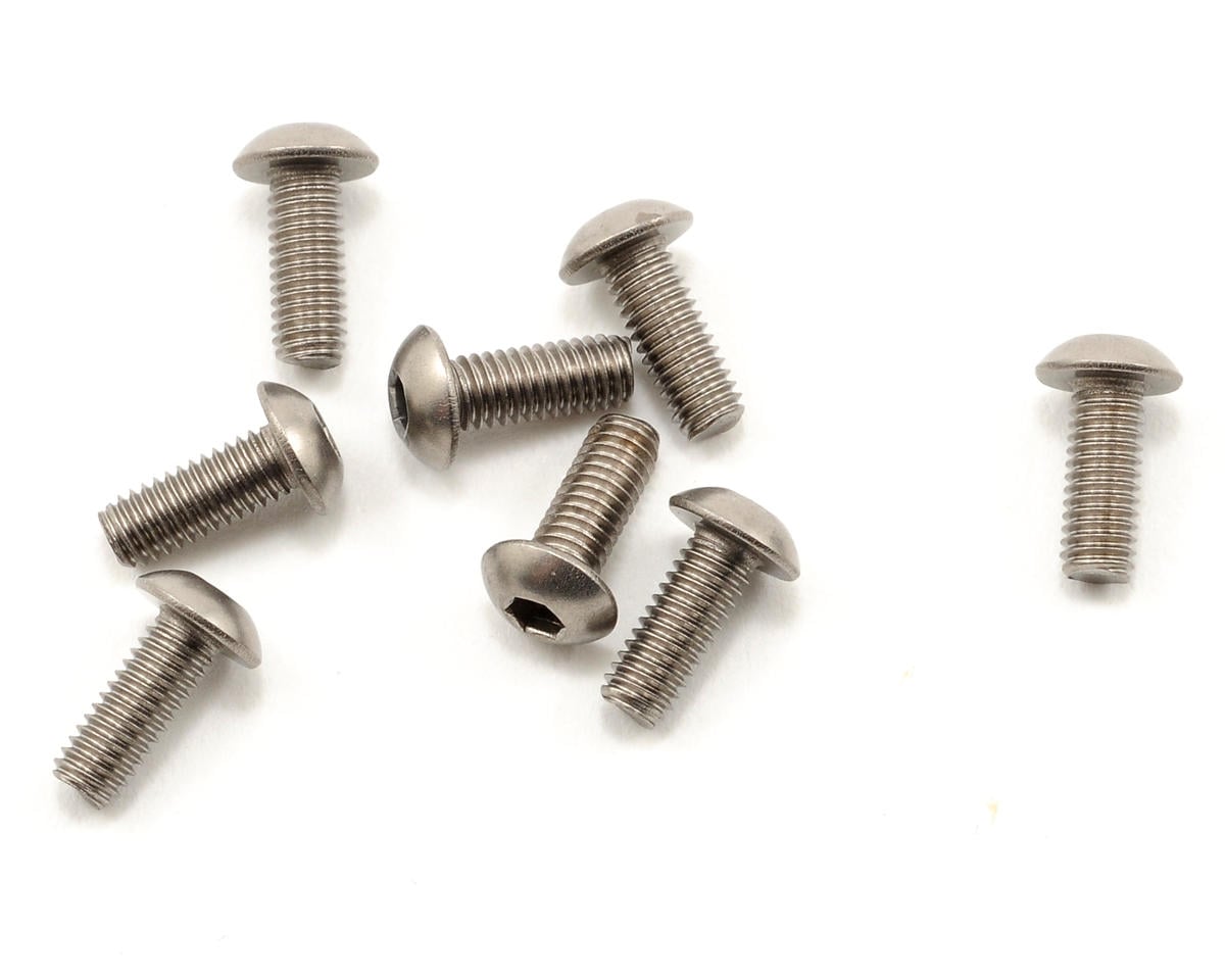 Kyosho 3x8mm Titanium Button Head Screw (8)