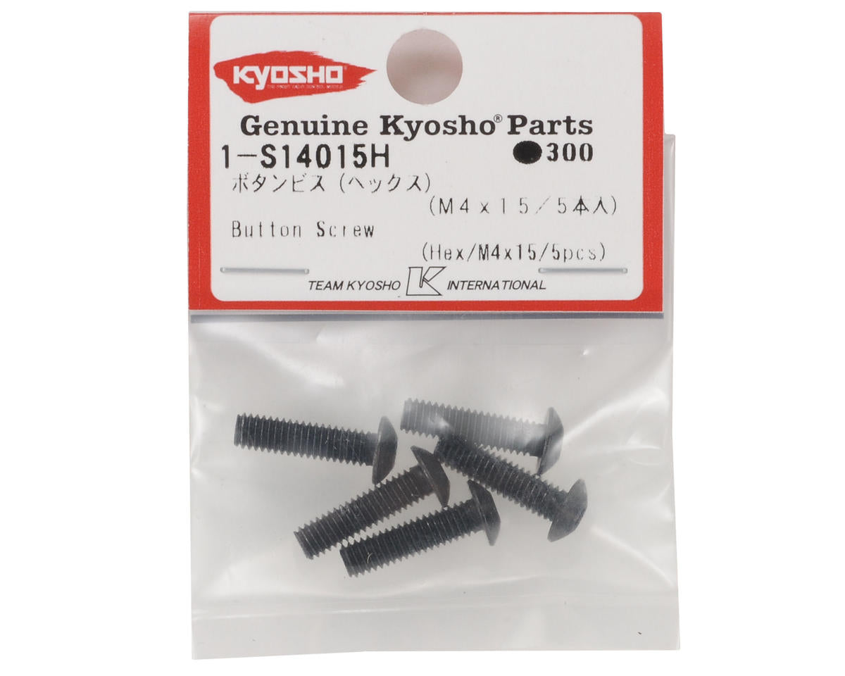 Kyosho 4x15mm Button Head Screw (5)