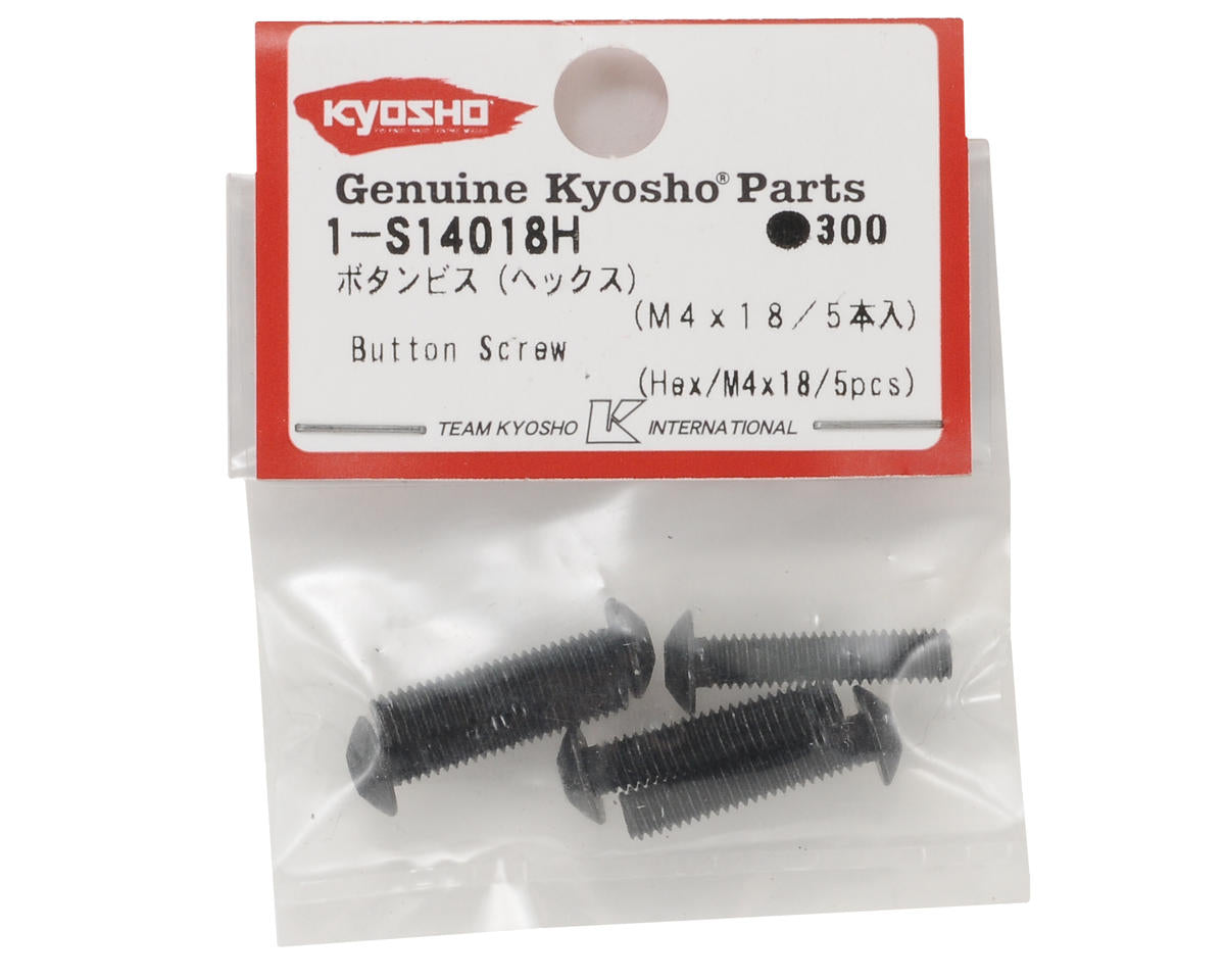 Kyosho 4x18mm Button Head Screw (5)