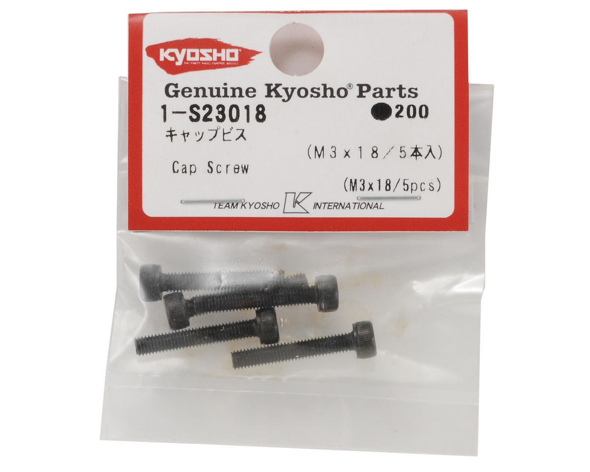 Kyosho 3x18mm Cap Head Screw (5)