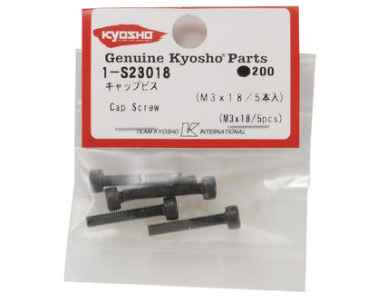 Kyosho 3x18mm Cap Head Screw (5)
