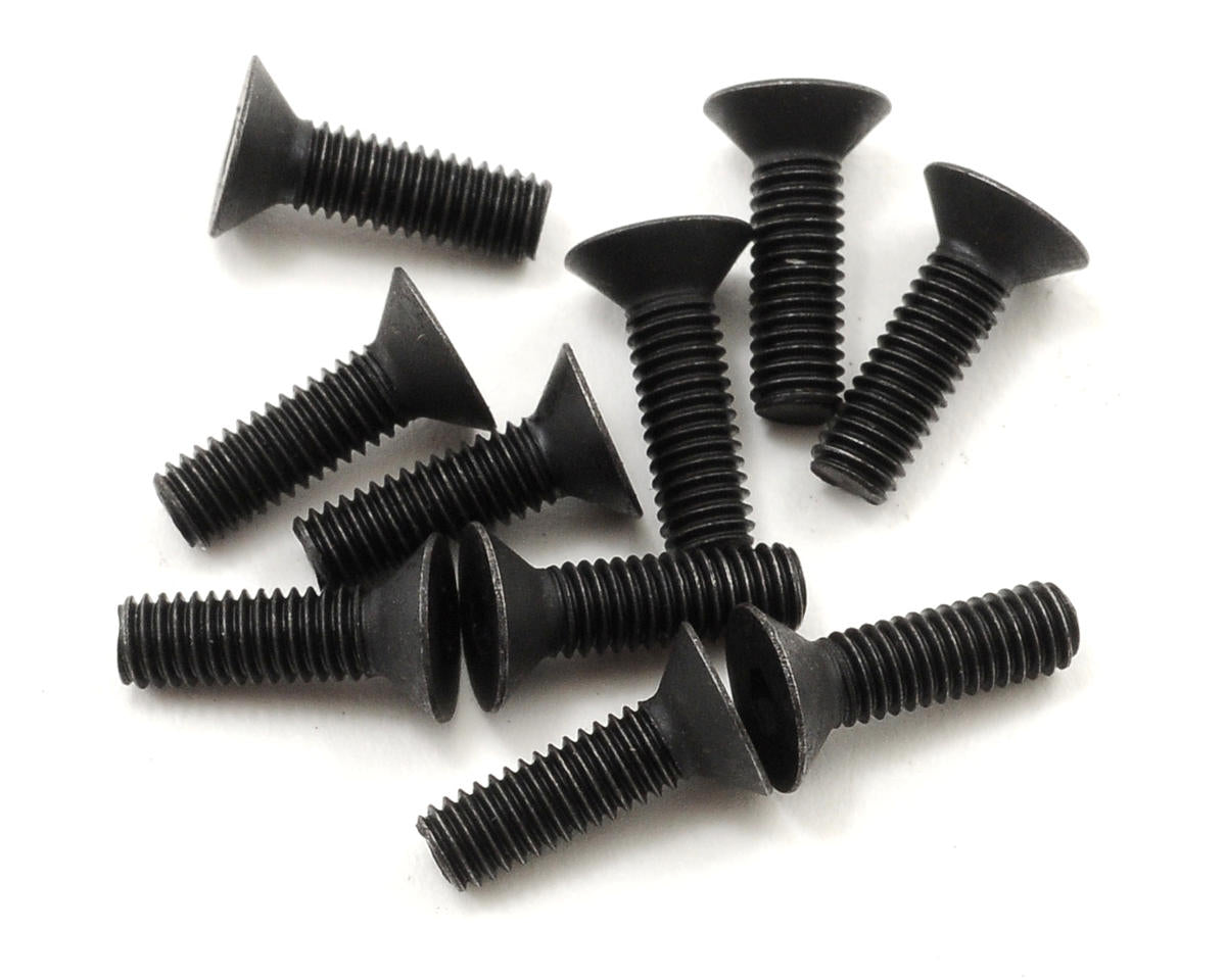 Kyosho 3x10mm Flat Head Hex Screw (10)