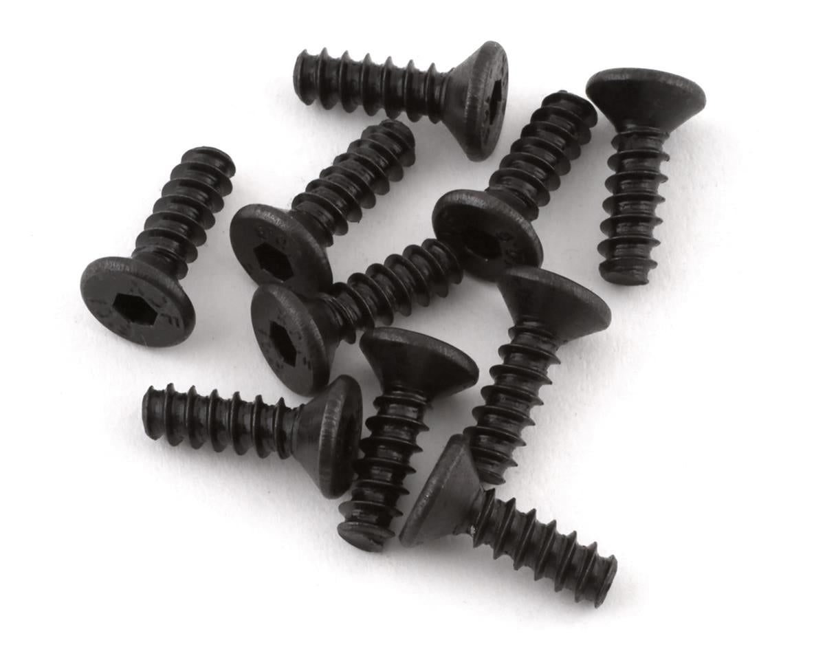 Kyosho 3x10mm Flat Head Screws (10)