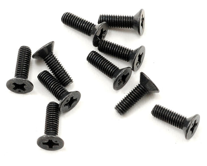 Kyosho 3x10mm Flat Head Phillips Screw (10)