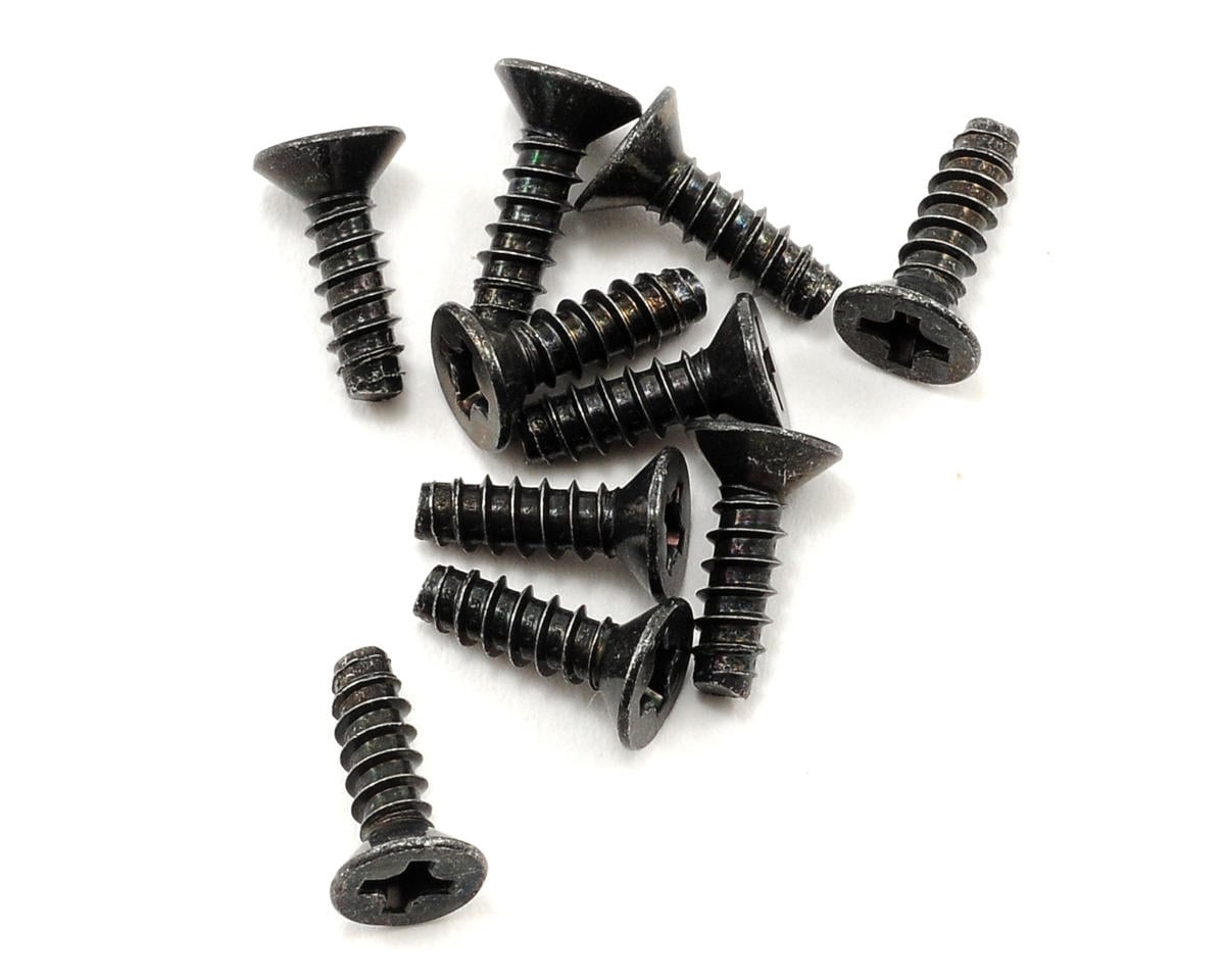 Kyosho 3x10mm Flat Head Phillips Screw (10)