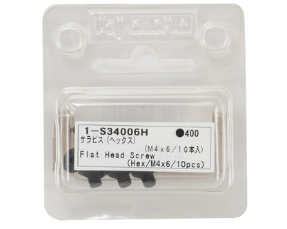 Kyosho 4x6mm Flat Head Hex Screw (10)