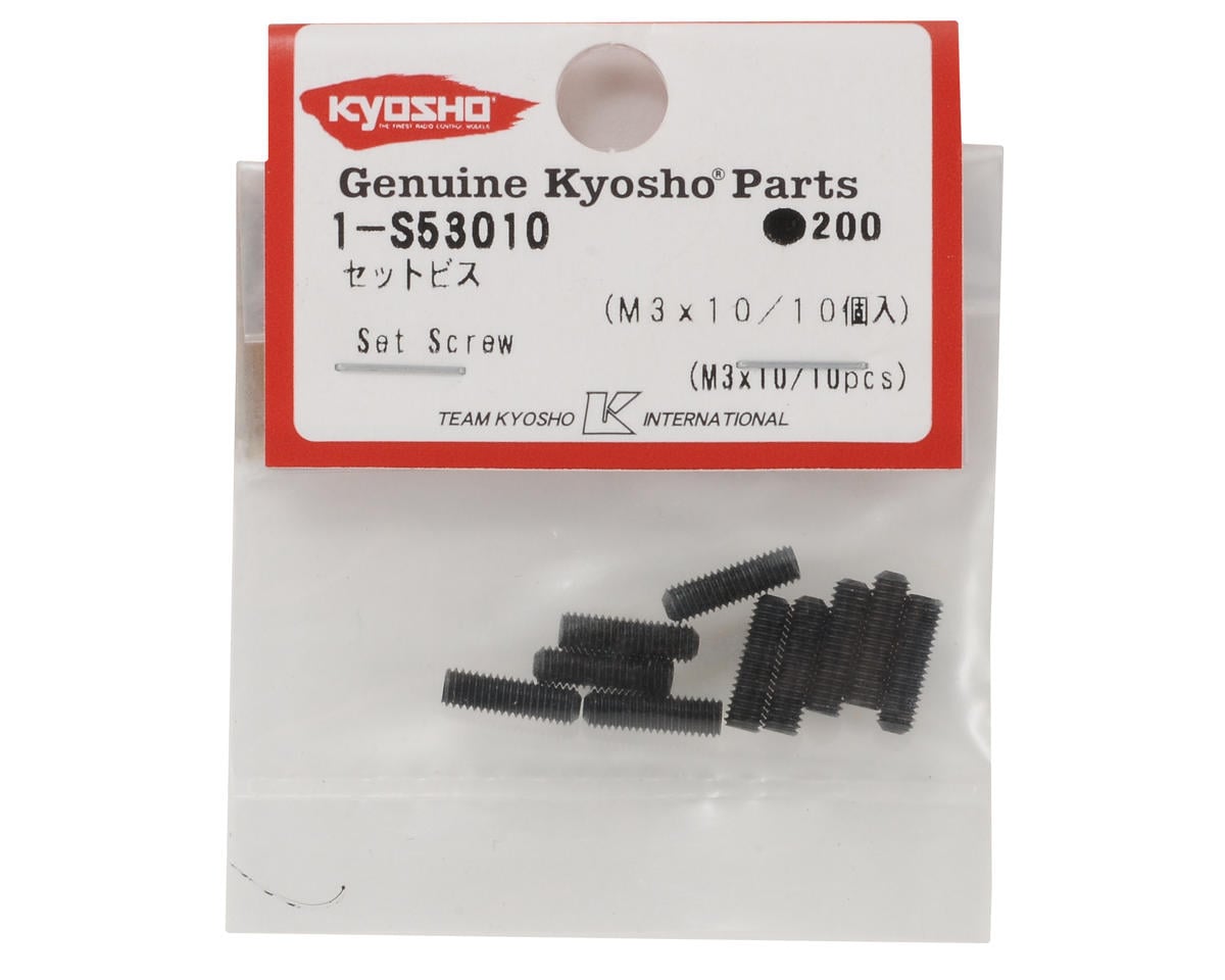 Kyosho 3x10mm Set Screw (10)