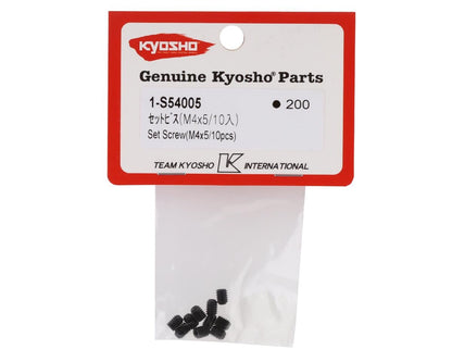 Kyosho 4x5mm Set Screws (10)
