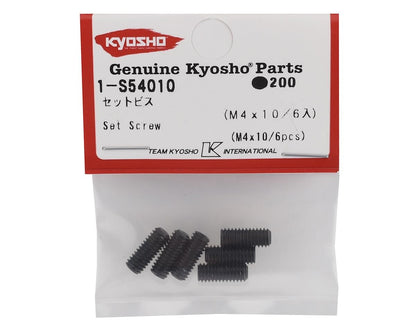 Kyosho 4x10mm Set Screw (6)