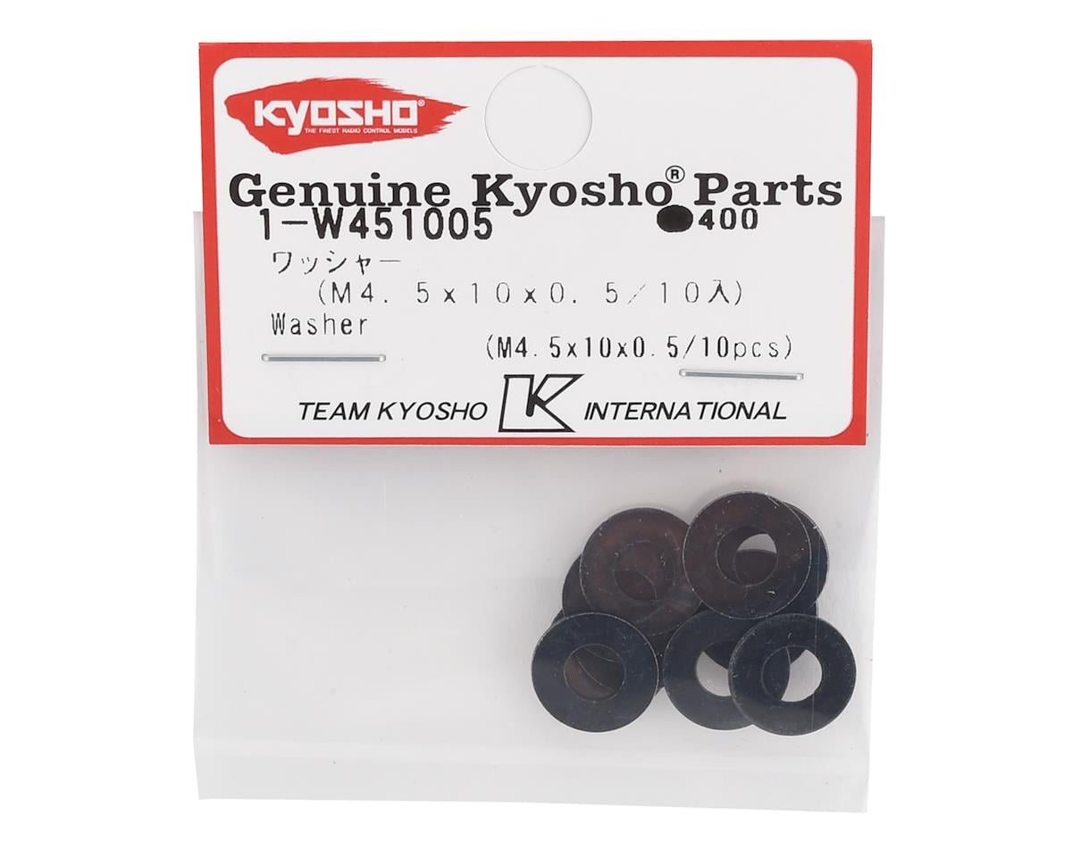 Kyosho 4.5x10x0.5mm Washer (10)