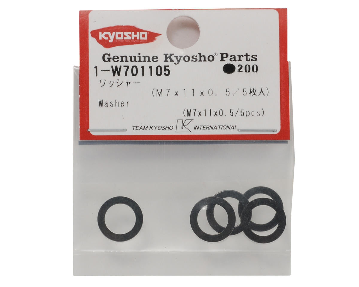 Kyosho 7x11x0.5mm Washer (5)