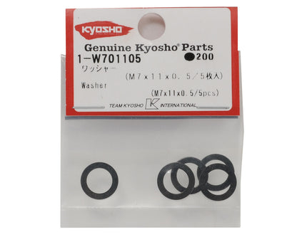 Kyosho 7x11x0.5mm Washer (5)