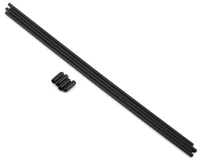 Kyosho Antenna Tubes & Antenna Caps (Black) (4)