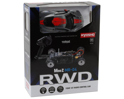 Kyosho MR-04 Mini-Z RWD ReadySet w/Chevrolet Corvette C8.R Body (Gunmetal/Red)