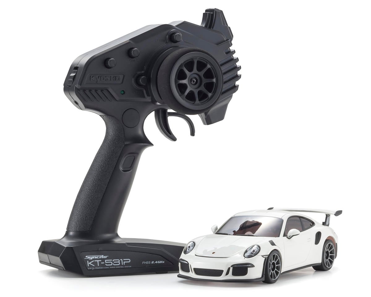 Kyosho MR-04 RWD Mini-Z Readyset w/Porsche 911 GT3 RS Body (White)