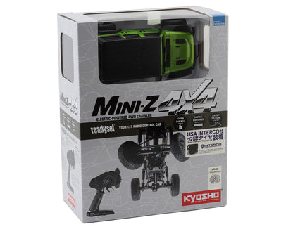 Kyosho MX-01 Mini-Z 4X4 Readyset w/Jeep Wrangler Unlimited Rubicon Body (Mojito)