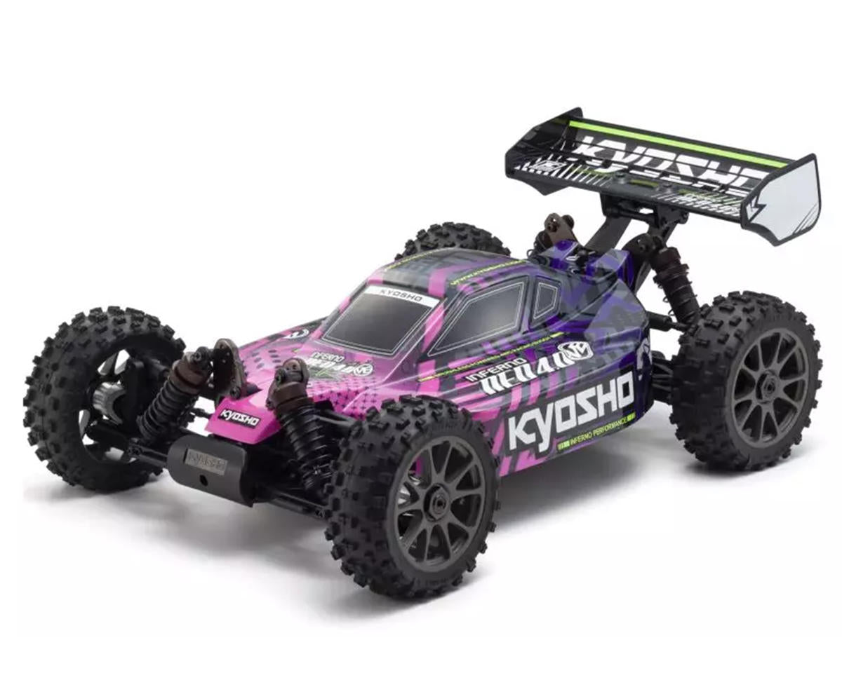 Kyosho NEO 4.0 VE ReadySet 1/8 Off-Road Electric Brushless Buggy (Pink/Purple)