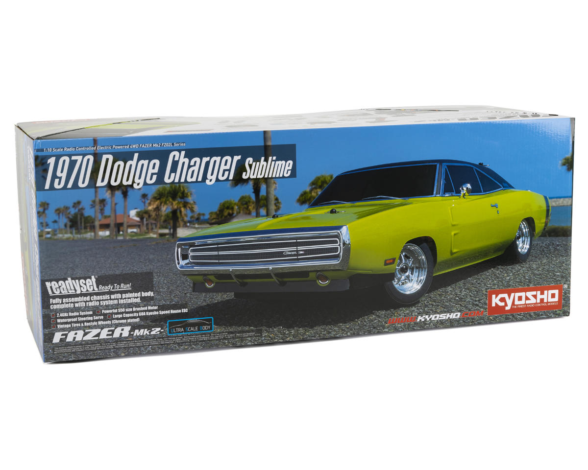 Kyosho EP Fazer Mk2 FZ02L 1970 Dodge Charger 1/10 Touring Car ReadySet (Green)