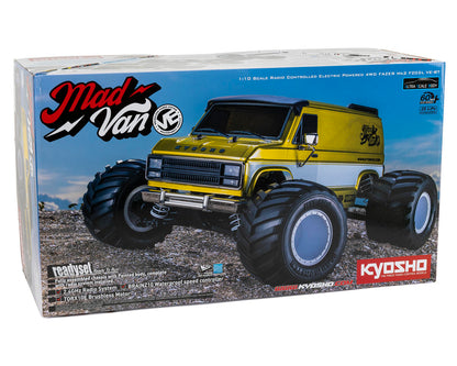 Kyosho Fazer Mk2 Mad Van VE 1/10 4WD Readyset Brushless Monster Truck (Yellow)