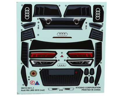 Kyosho Fazer Audi R8 LMS 2015 Touring Car Body Set (Clear) (200mm)