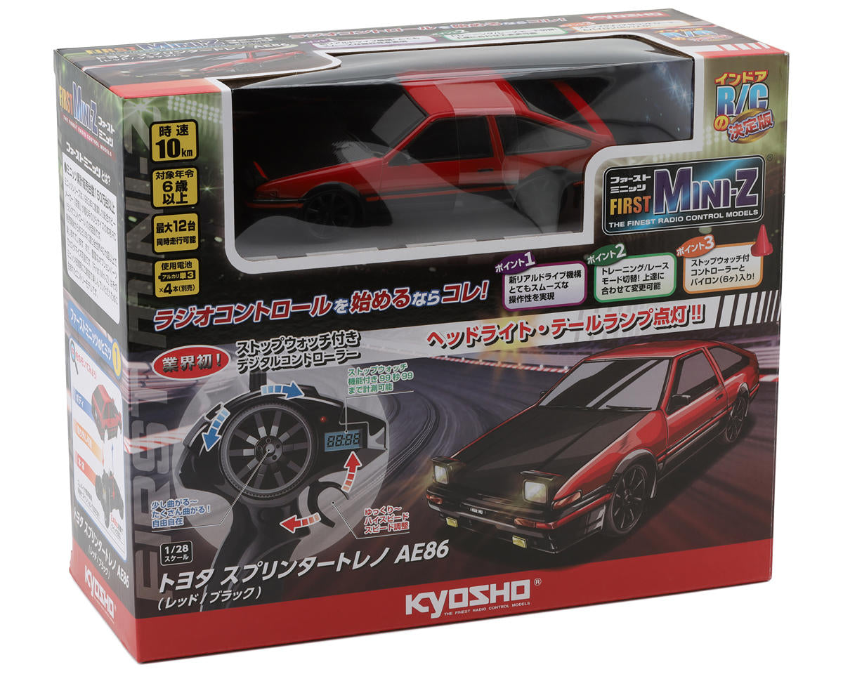 Kyosho First Mini-Z RWD ReadySet w/Trueno AE86 Body (Red)
