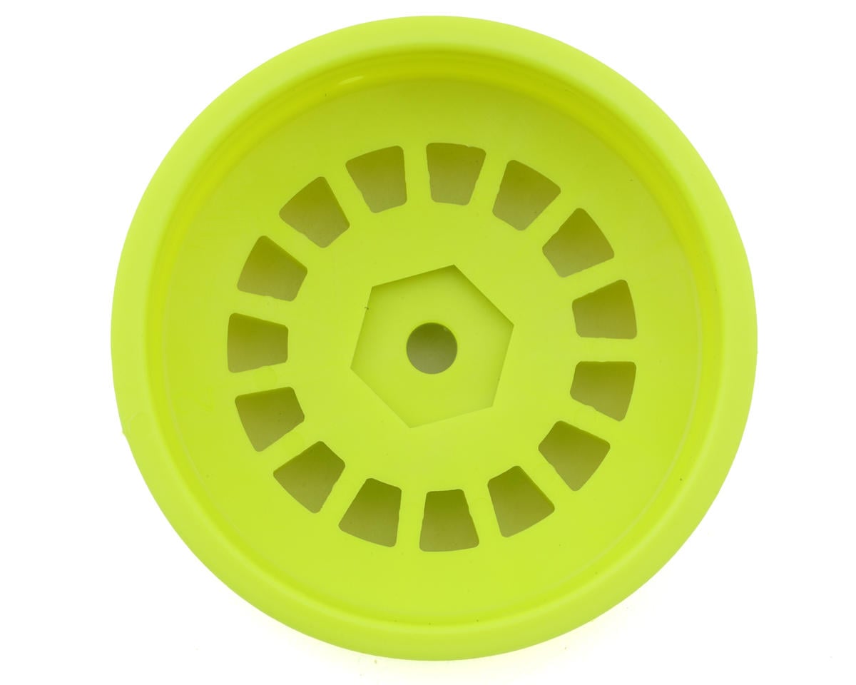 Kyosho Aero 24mm 15-Spoke TC Wheels (Fluorescent Yellow) (8)