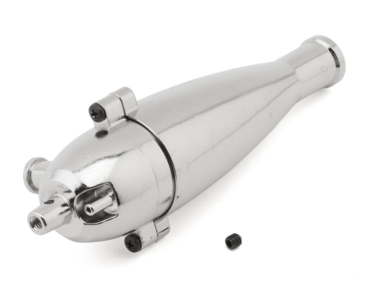 Kyosho FW-06 Silentstreek Tuned Exhaust Pipe (Silver Plated)