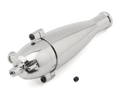 Kyosho FW-06 Silentstreek Tuned Exhaust Pipe (Silver Plated)