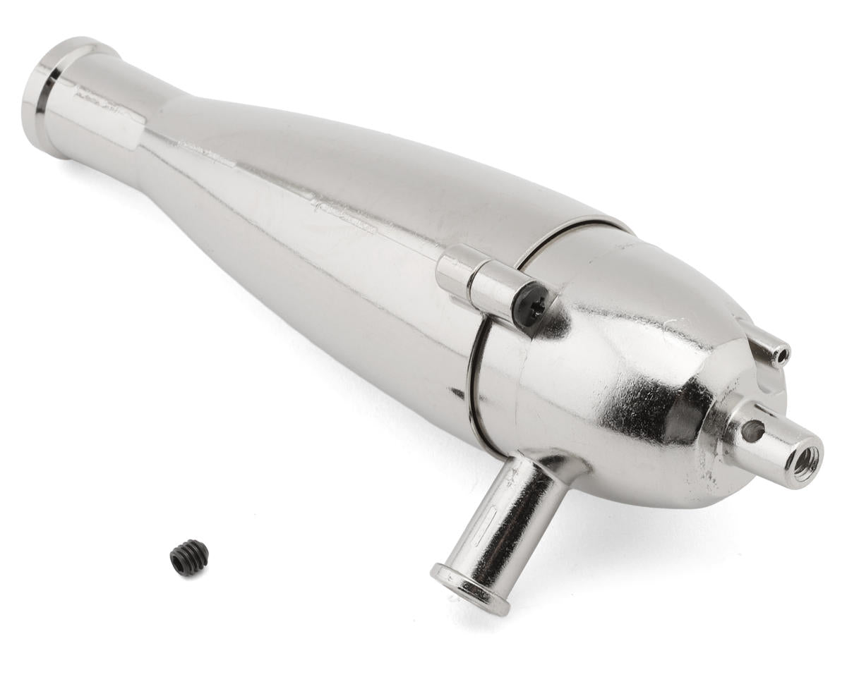 Kyosho FW-06 Silentstreek Tuned Exhaust Pipe (Silver Plated)