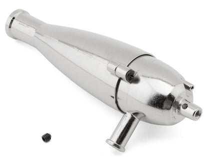 Kyosho FW-06 Silentstreek Tuned Exhaust Pipe (Silver Plated)