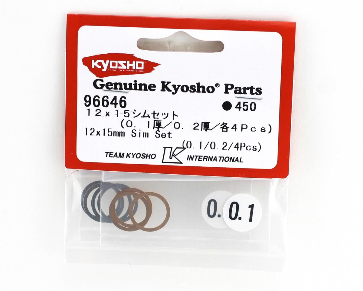 Kyosho 12x15mm Shim Set (8)
