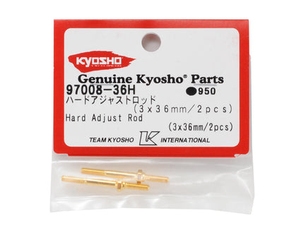Kyosho 3x36mm Steering Servo Adjustment Rods (2)
